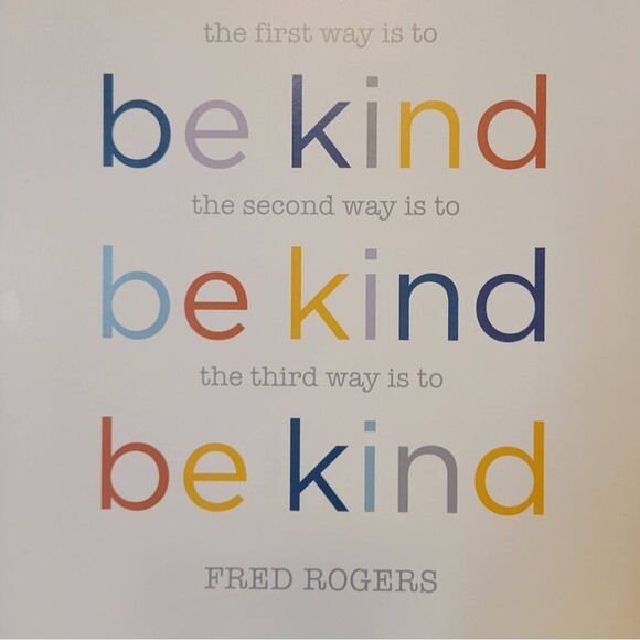 Fred Rogers "Be Kind" Art Print - Multicolor Mister Rogers - Picture 6 of 8